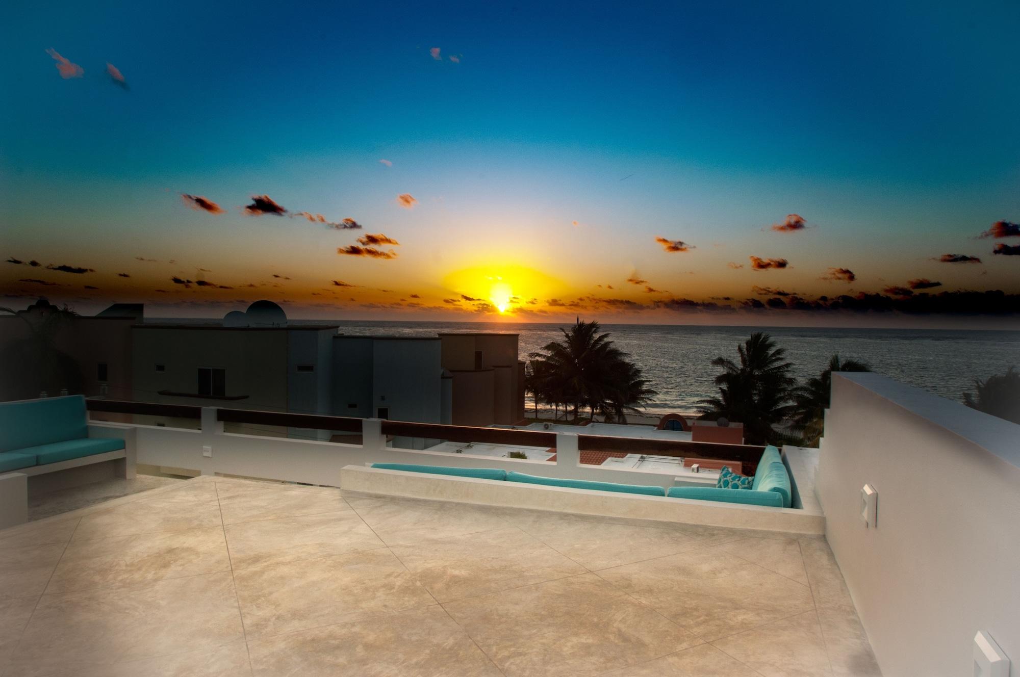 Vila Casa Agua Azul Puerto Morelos Exteriér fotografie
