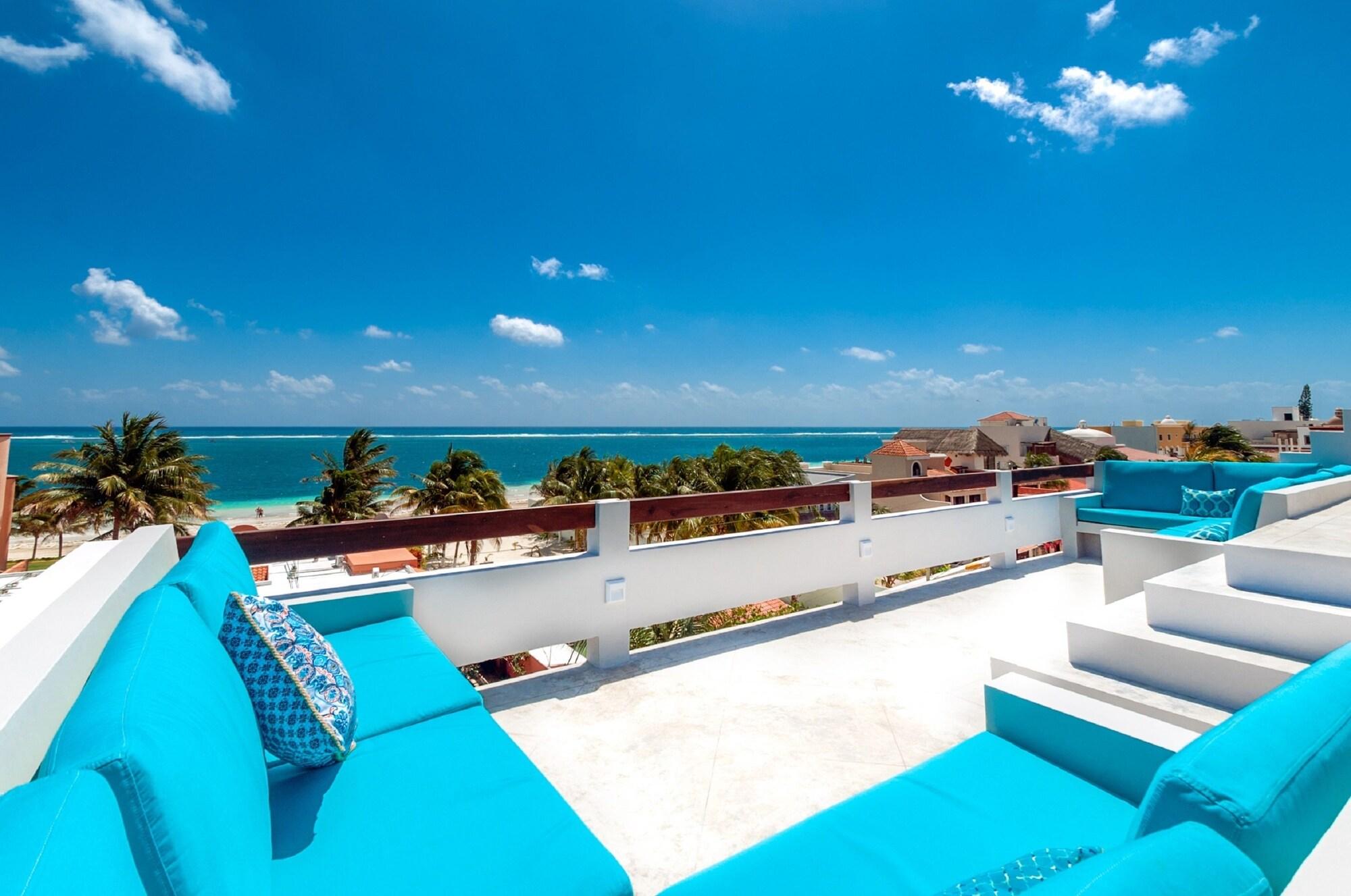 Vila Casa Agua Azul Puerto Morelos Exteriér fotografie