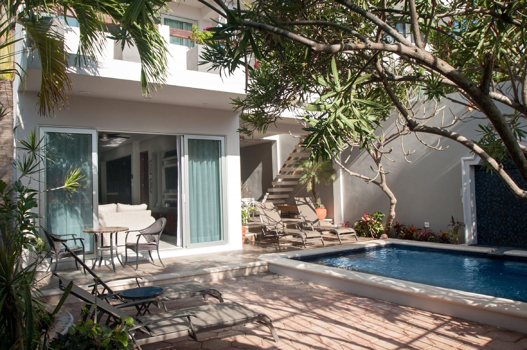 Vila Casa Agua Azul Puerto Morelos Exteriér fotografie