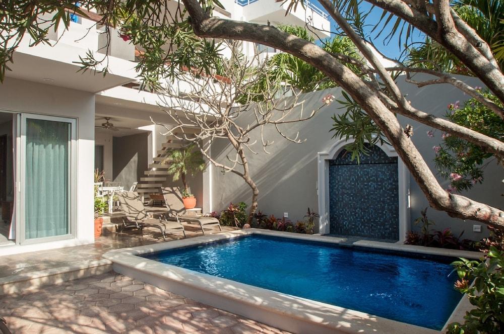 Vila Casa Agua Azul Puerto Morelos Exteriér fotografie